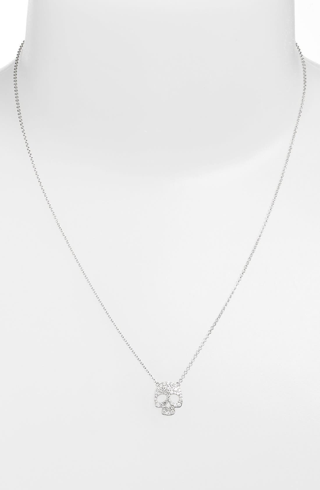 Sugar Bean Jewelry Skull Pendant Necklace Nordstrom