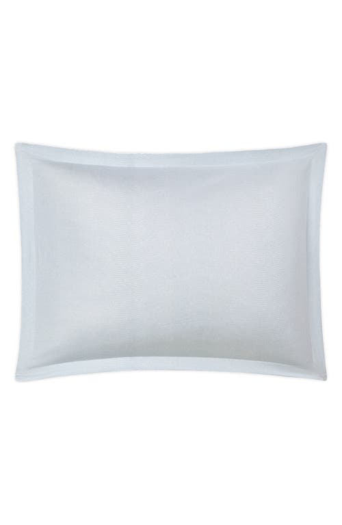 Shop Matouk Jasper Cotton Sateen Pillow Sham In Pool