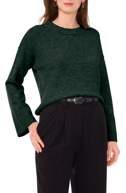 Shop Vince Camuto Crewneck Sweater In Windsor Moss