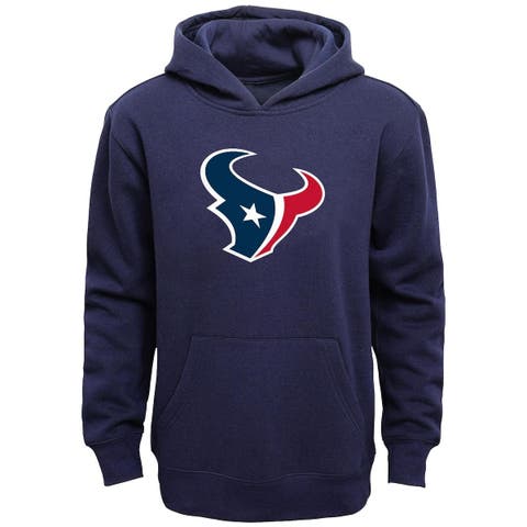 NFL Team Apparel Youth Tennessee Titans Primary Logo Grey Hoodie