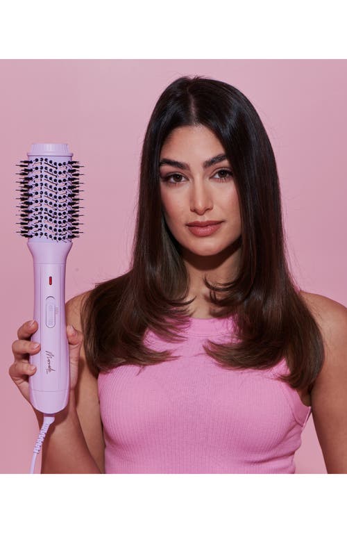 Shop Mermade Hair Blow Dryer Brush In Lilac