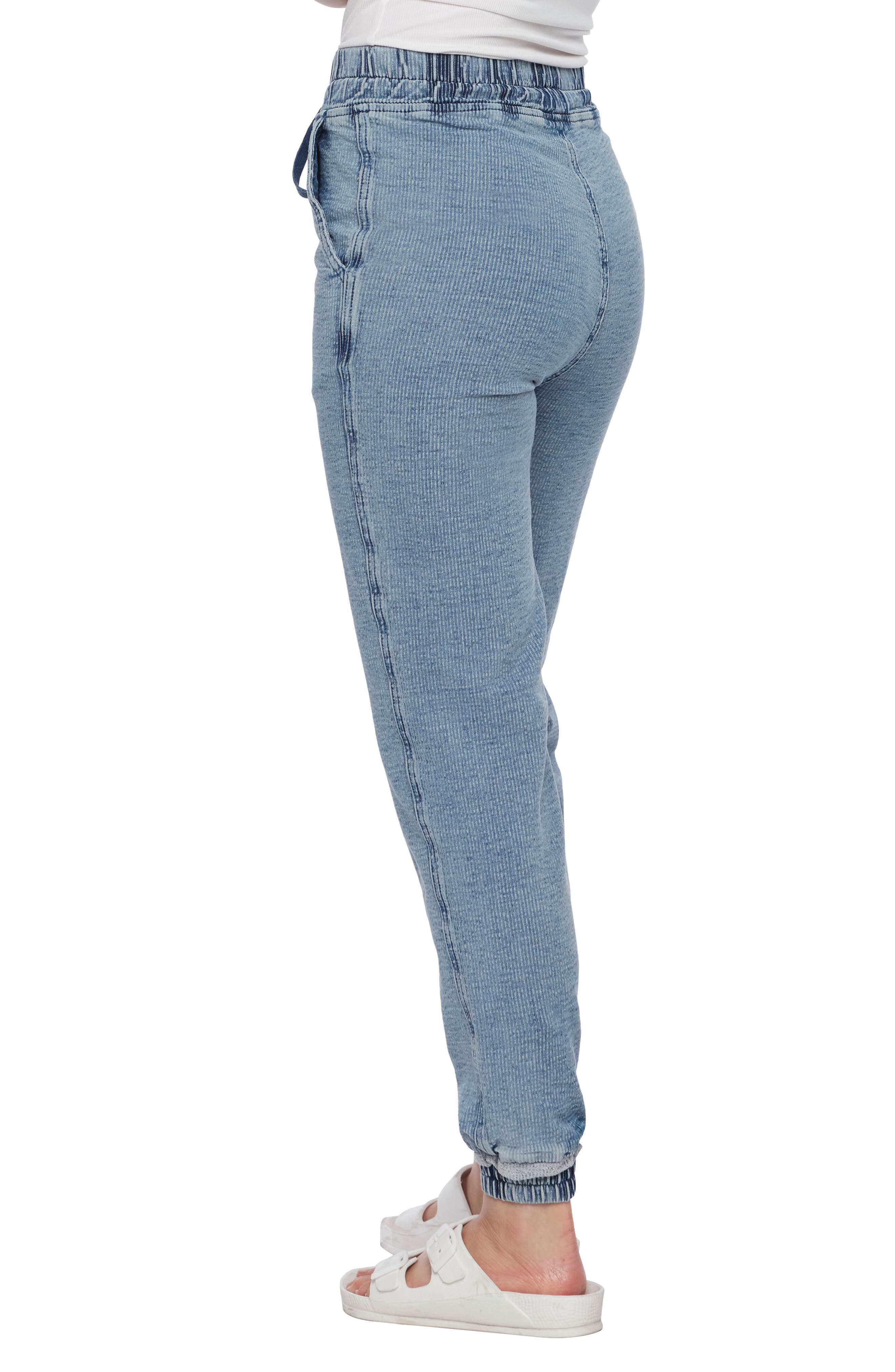 Wash Lab Denim WASH LAB Indigo Knit Joggers Nordstrom