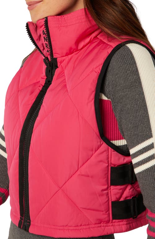 Shop Alp N Rock La Vitesse Ii Crop Water Repellent Insulated Vest In Pink