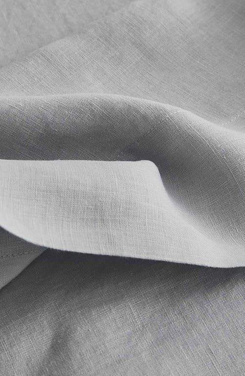 Sijo French Linen Flat Sheet In Dove