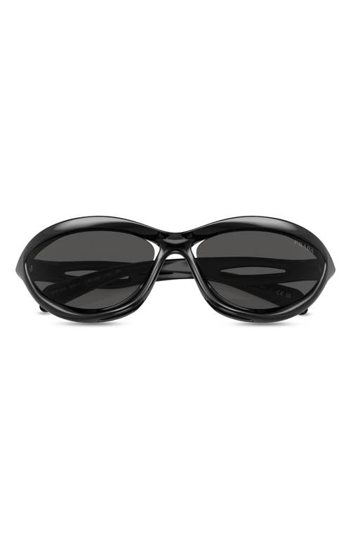 Prada 60mm Cat Eye Sunglasses in Black at Nordstrom