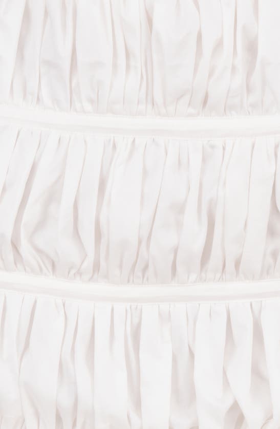 Shop House Of Cb Nancy Tiered Bubble Skirt In White