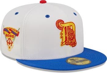 New Era Men's New Era White/Royal Detroit Tigers Inaugural Season at  Comerica Park Cherry Lolli 59FIFTY Fitted Hat