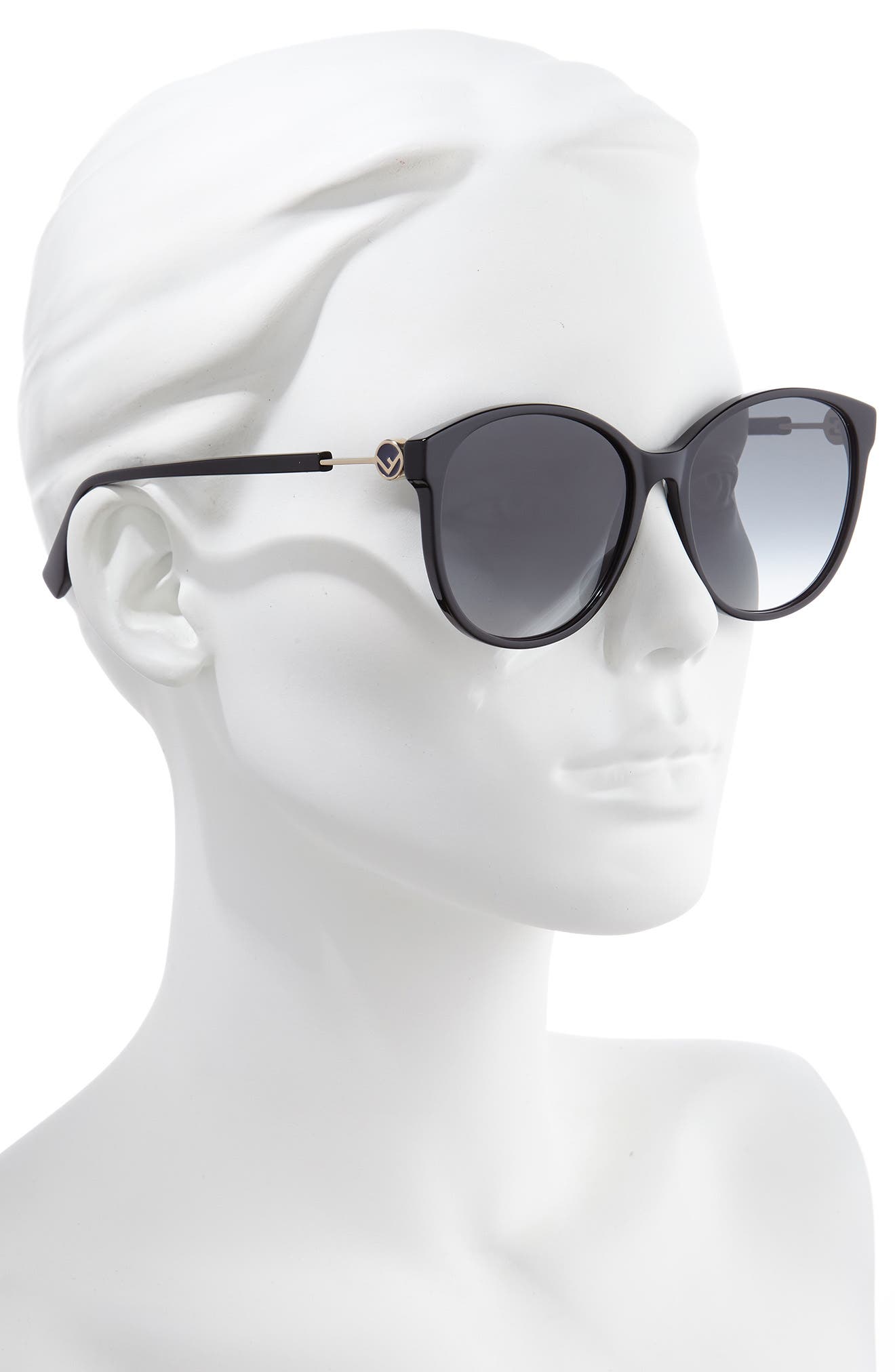 58mm cat eye sunglasses fendi