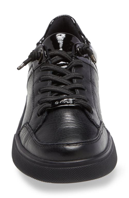 Shop Ara Regina Sneaker In Black Gauchosoft/murano Lack