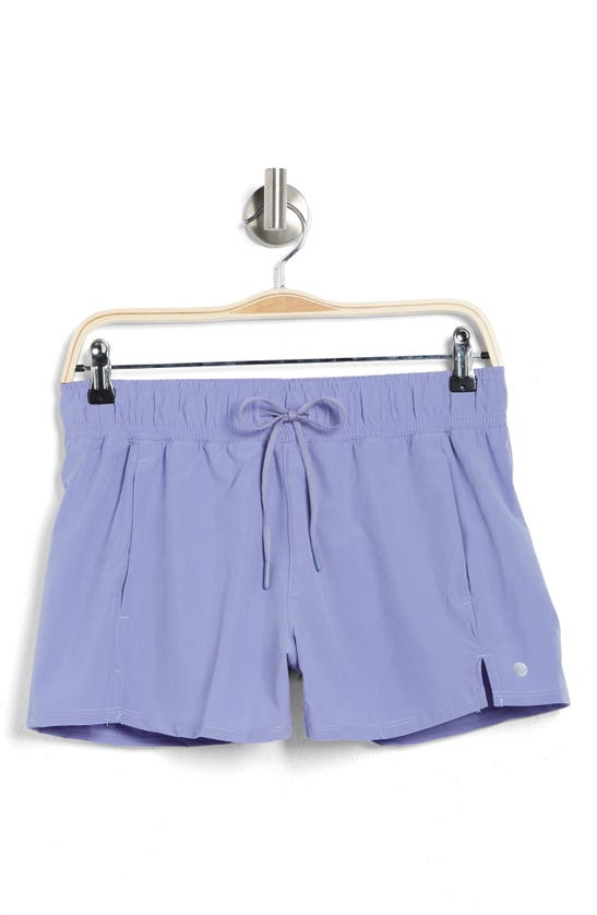 Apana Two-in-one Running Shorts In Purple