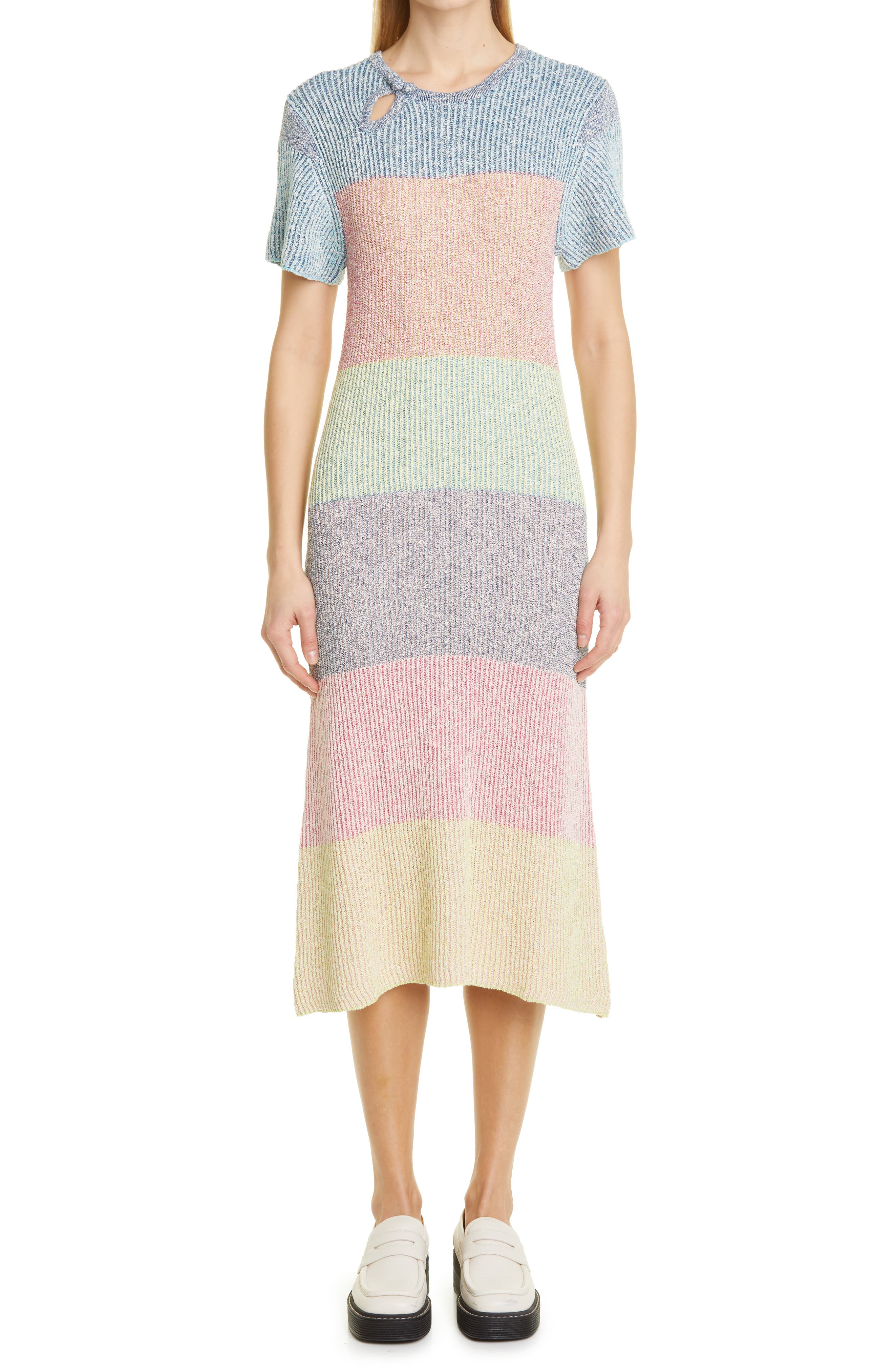 tory burch tweed sweater dress