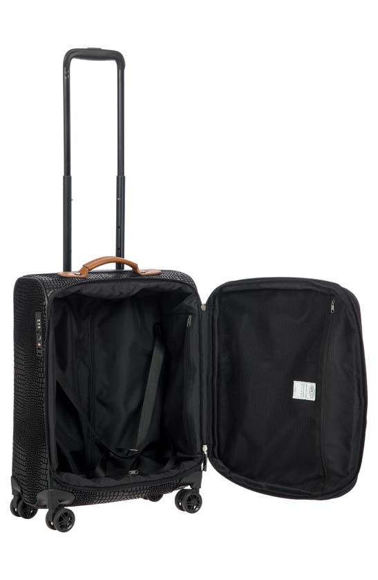 Shop Bric's My Safari 21" Carry-on Spinner Suitcase In Black