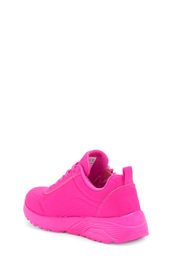 Shop Skechers Kids' Uno Lite Sneaker In Hot Pink