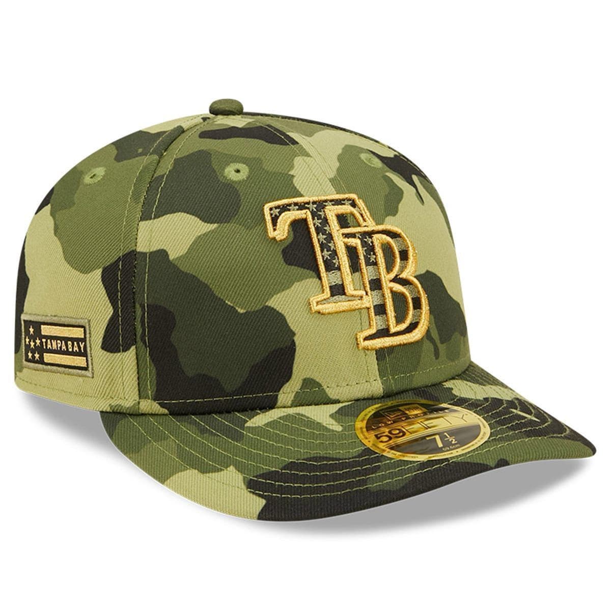 camo tampa bay rays hat