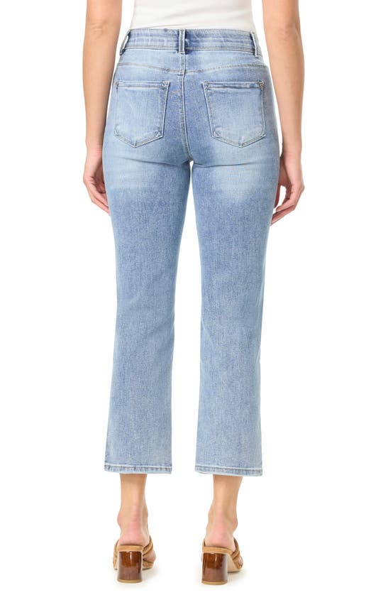 Curve Appeal Rae High Waist Straight Leg Jeans In Lakeport