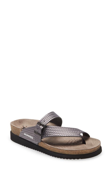 Gray low heel sandals hotsell