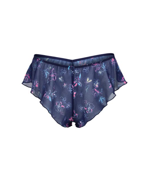 Shop Adore Me Graciela Cheeky Panties In Floral Blue