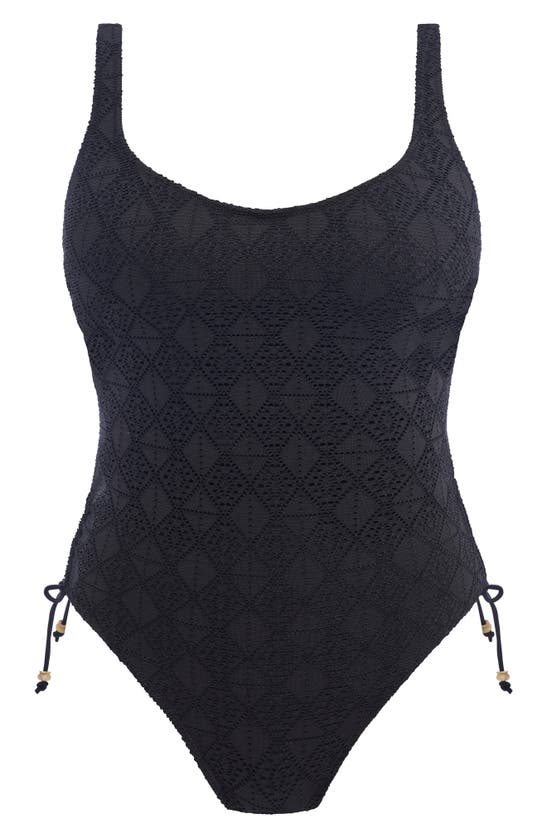 Shop Freya Nomad Nights Underwire One-piece Swimsuit In Black