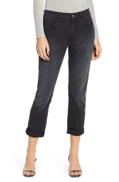 Click to view more detailed imagery on our partner's website Current Elliott The Fling Jeans In Black Out