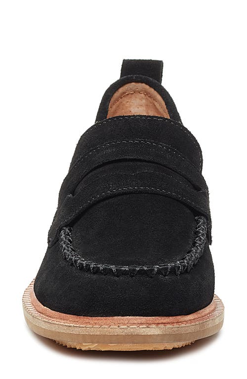 Ruby & Bloom Lens Penny Loafer In Black Wide