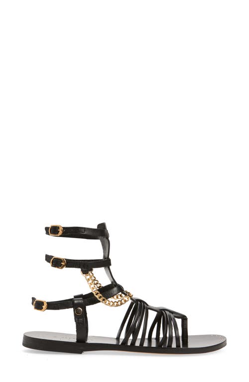 Allsaints Gelda Gladiator Sandal In Black