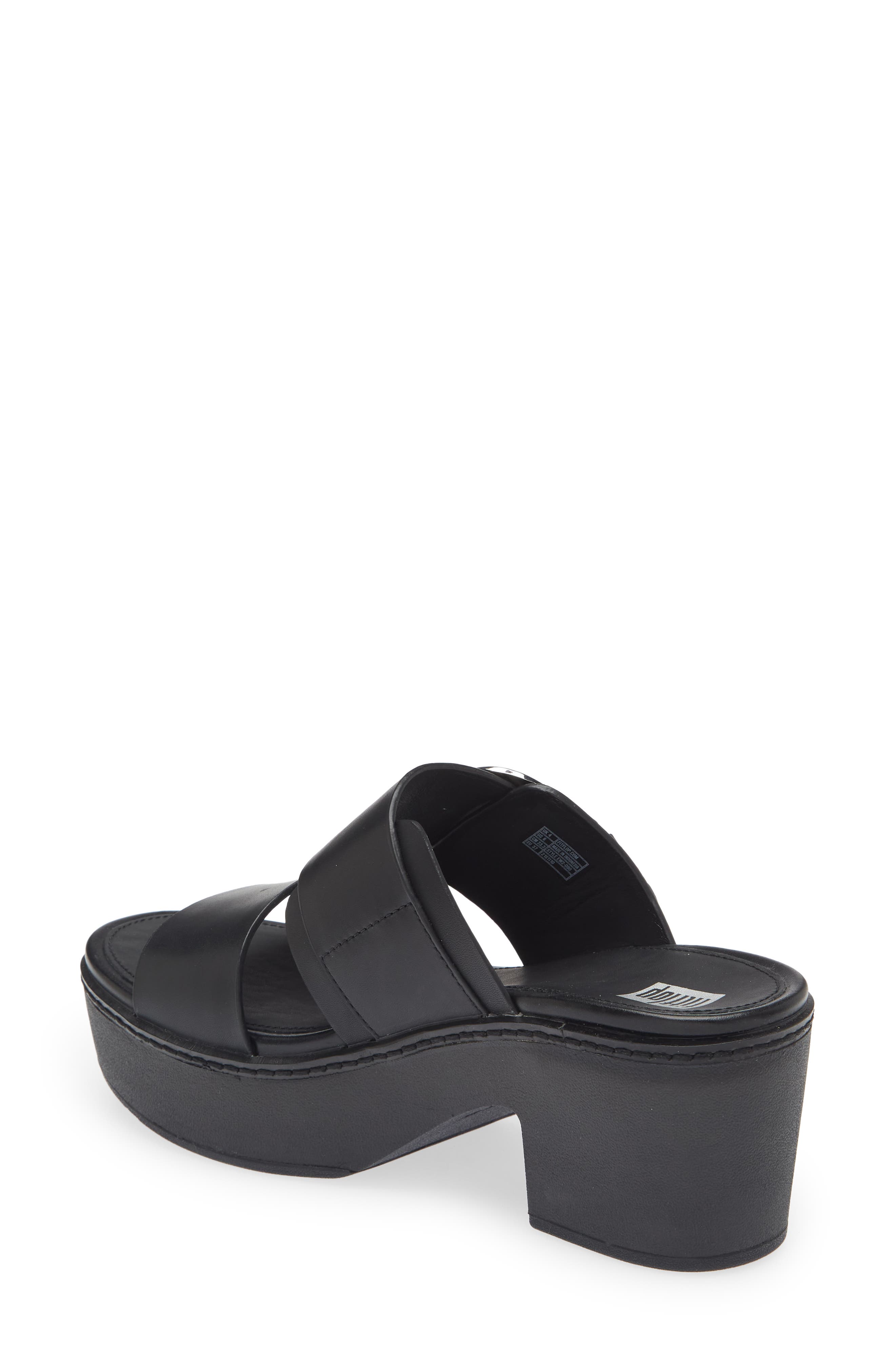 next black platform sandals