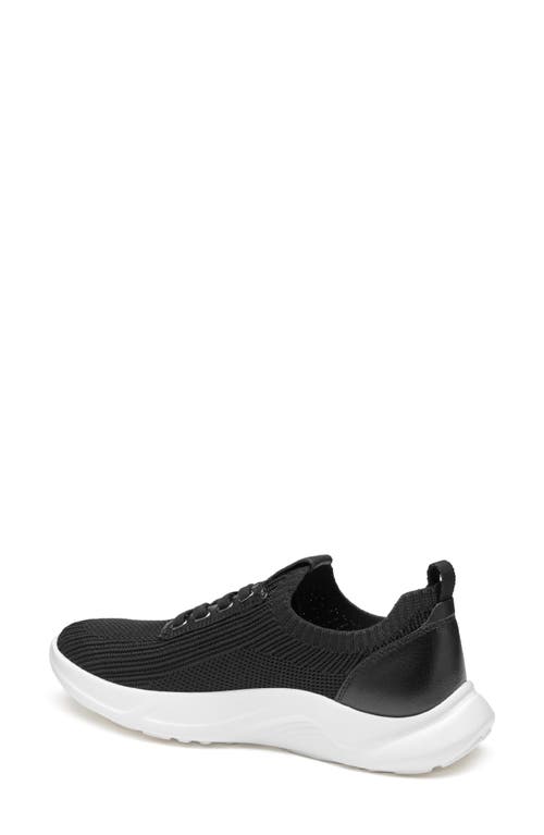 Johnston & Murphy Escape Knit Sneaker In Black Knit