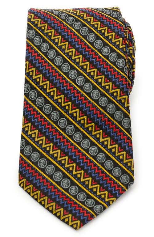Cufflinks, Inc. Black Panther Stripe Silk Blend Tie at Nordstrom