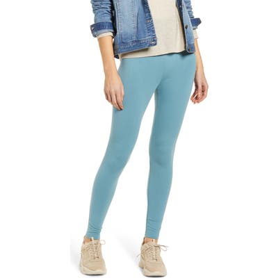 Lou & Grey Essential High Waist Terry Leggings, Blue