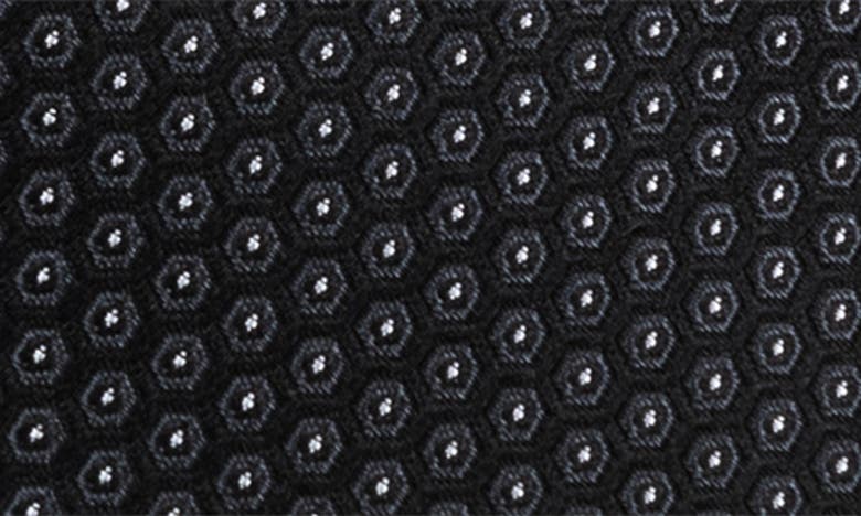 Wrk Neat Silk Tie In Black