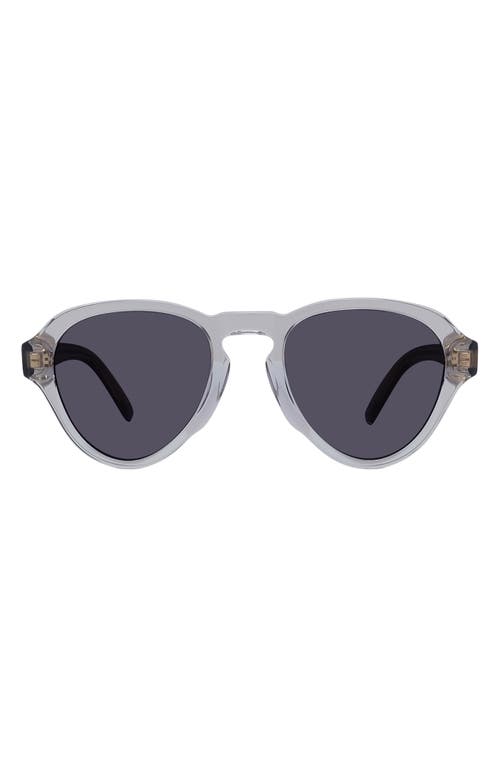 Shop Givenchy Gv Day 51mm Pilot Sunglasses In Grey/other/smoke