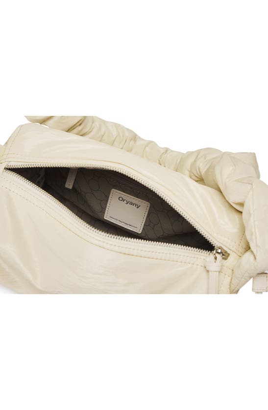 Shop Oryany Scrunch Shoulder Bag In Ivory