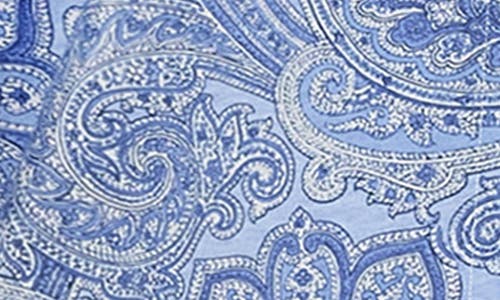 Ralph Lauren Lauren Knit Jersey Sleep Shirt In Blue Paisley