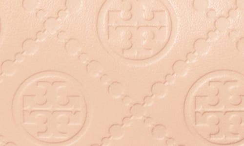 Tory Burch T Monogram Crescent Bag In Blush