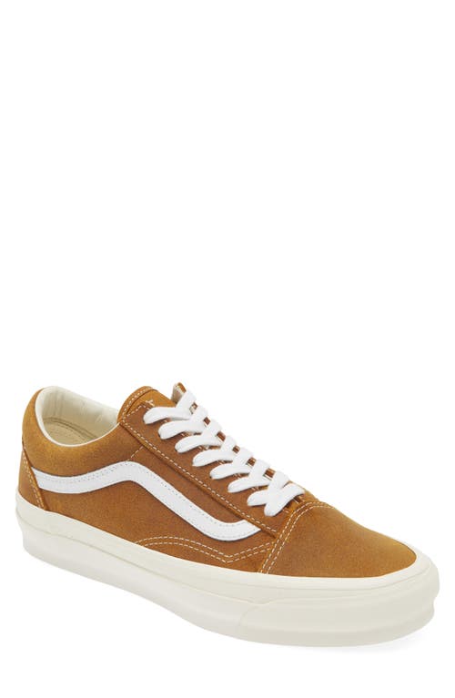 Premium Old Skool 36 Sneaker in Wax Leather Golden Brown