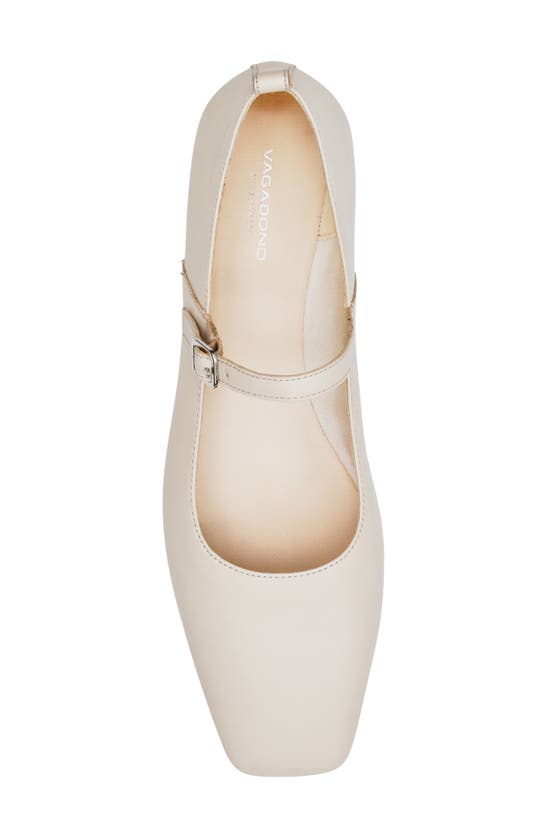 Shop Vagabond Shoemakers Delia Mary Jane Flat In Off White Patent