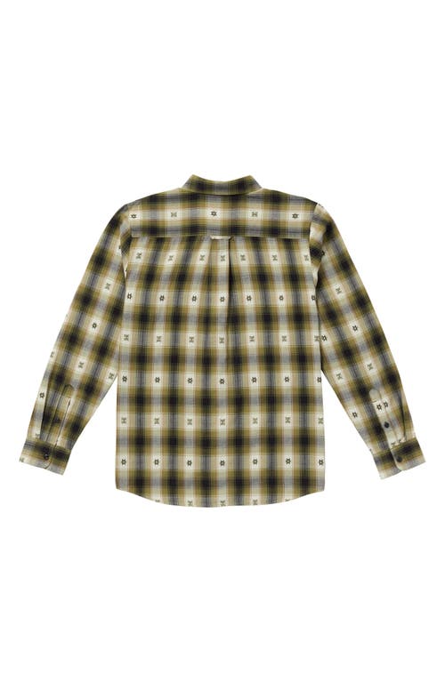 Shop Volcom Skate Vitals Classic Fit Plaid Button-up Shirt In Expedition Green