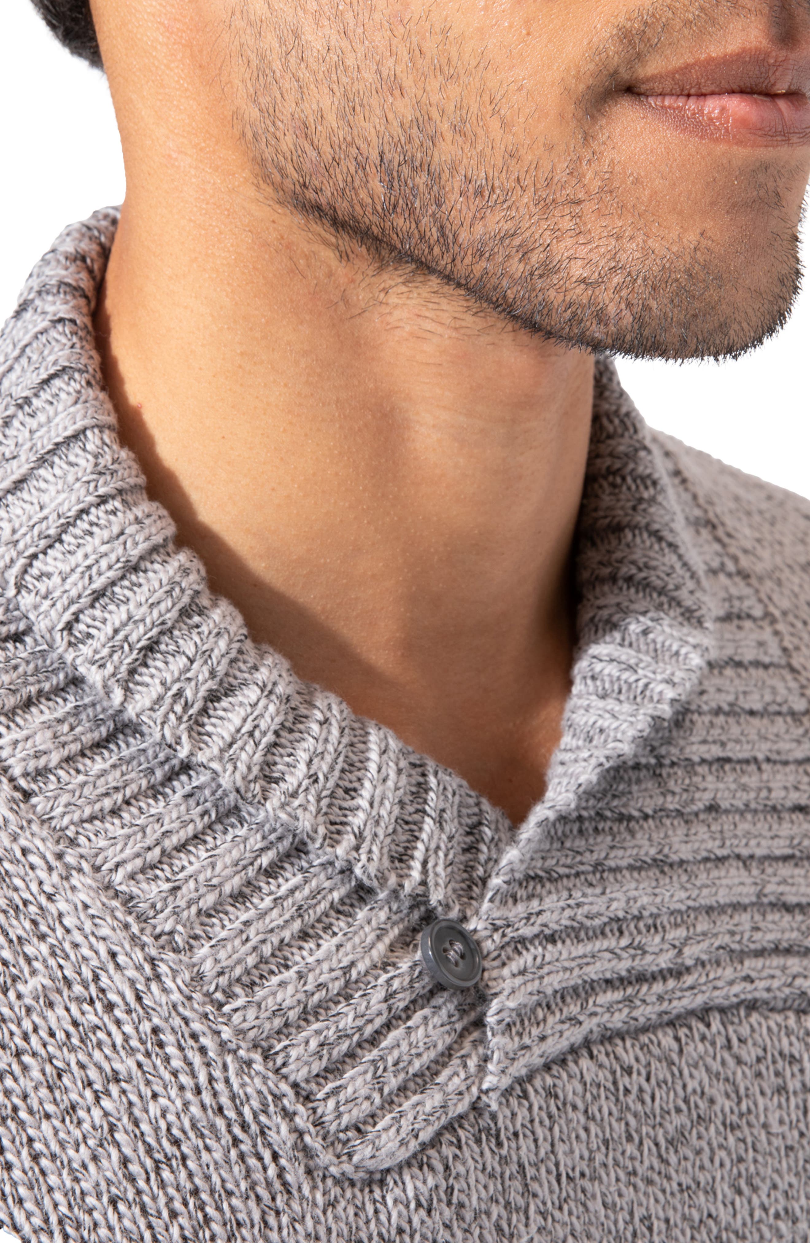 shawl neck jumper