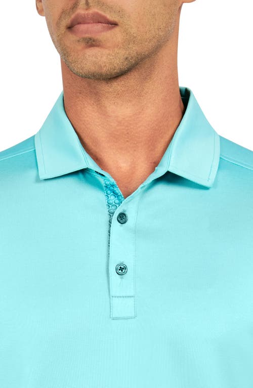 Construct Con.struct Solid Performance Golf Polo In Teal