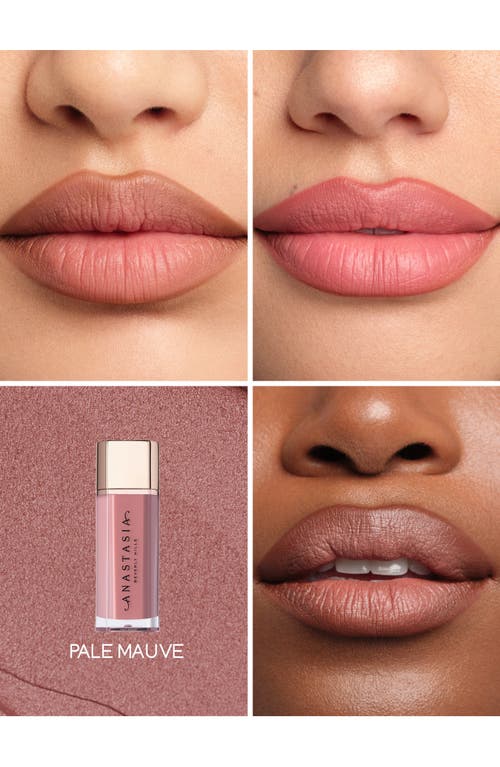 Shop Anastasia Beverly Hills Lip Velvet Liquid Lipstick In Pale Mauve