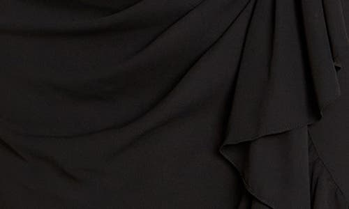 City Chic Rosabella Off The Shoulder Maxi Dress In Black