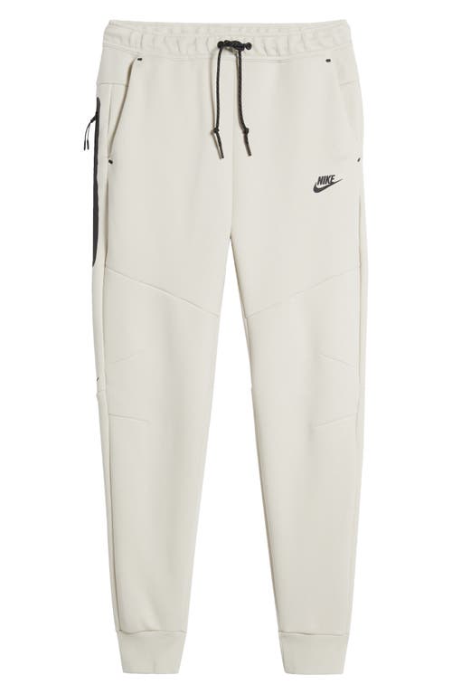 Shop Nike Tech Fleece Joggers In Light Orewood Brown/black