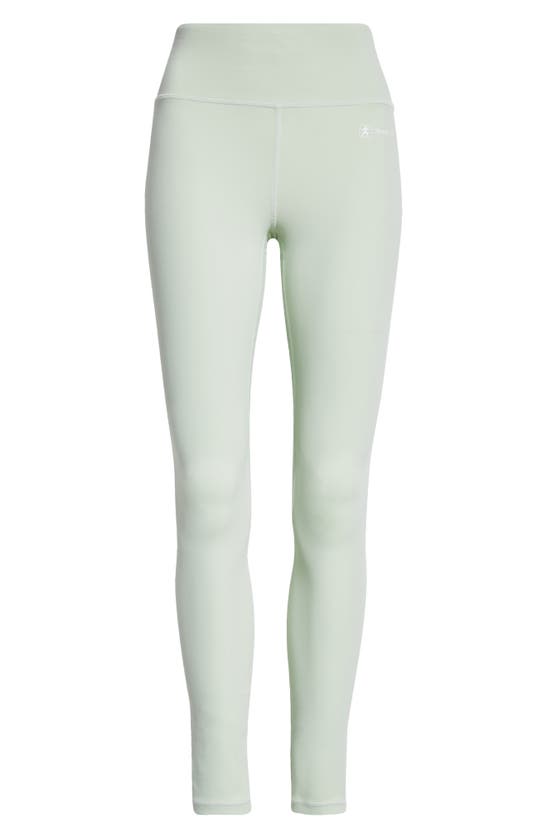 Shop Sporty And Rich Sporty & Rich Runner Script Logo Leggings In Sage