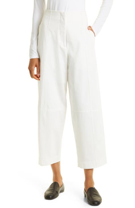 100% Wool Knitted Straight Leg Pants