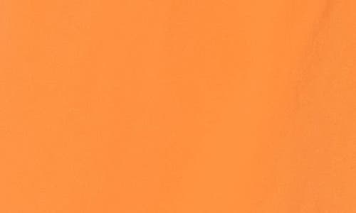 Bugatchi Solid Swim Trunks In Tangerine
