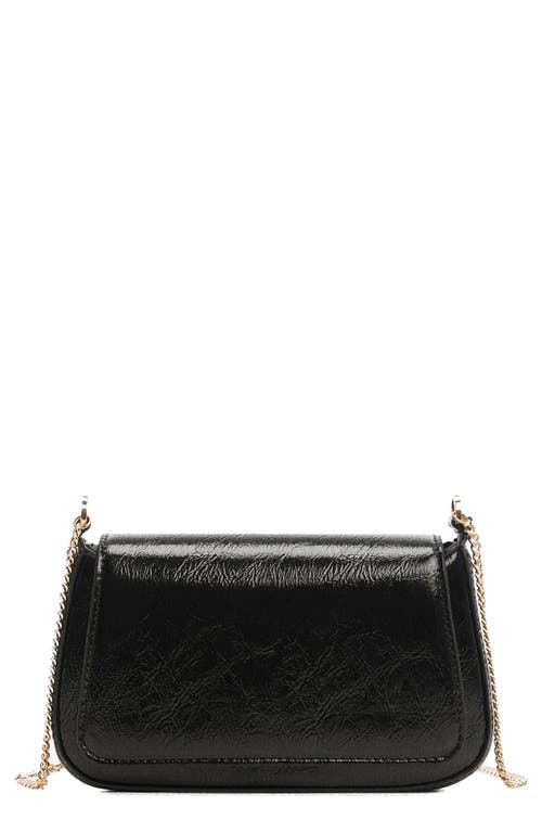 MANGO Faux Leather Crossbody Bag in Black at Nordstrom