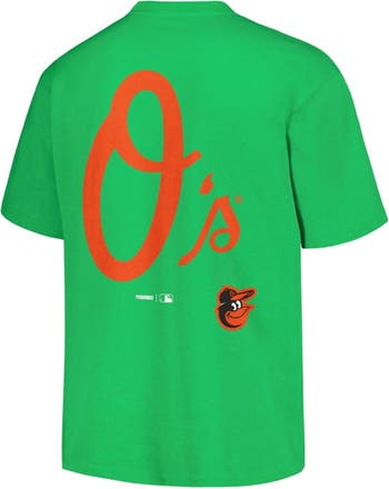 PLEASURES Men's PLEASURES Green Baltimore Orioles Ballpark T-Shirt