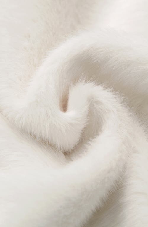 Rokka&rolla Toddler Lightweight Fleece Puffer Jacket In Ivory