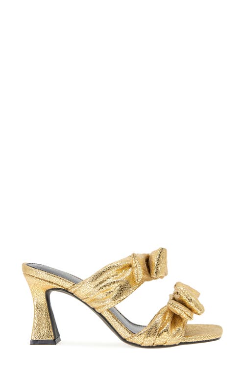 Shop Bcbg Ramira Slide Sandal In Gold