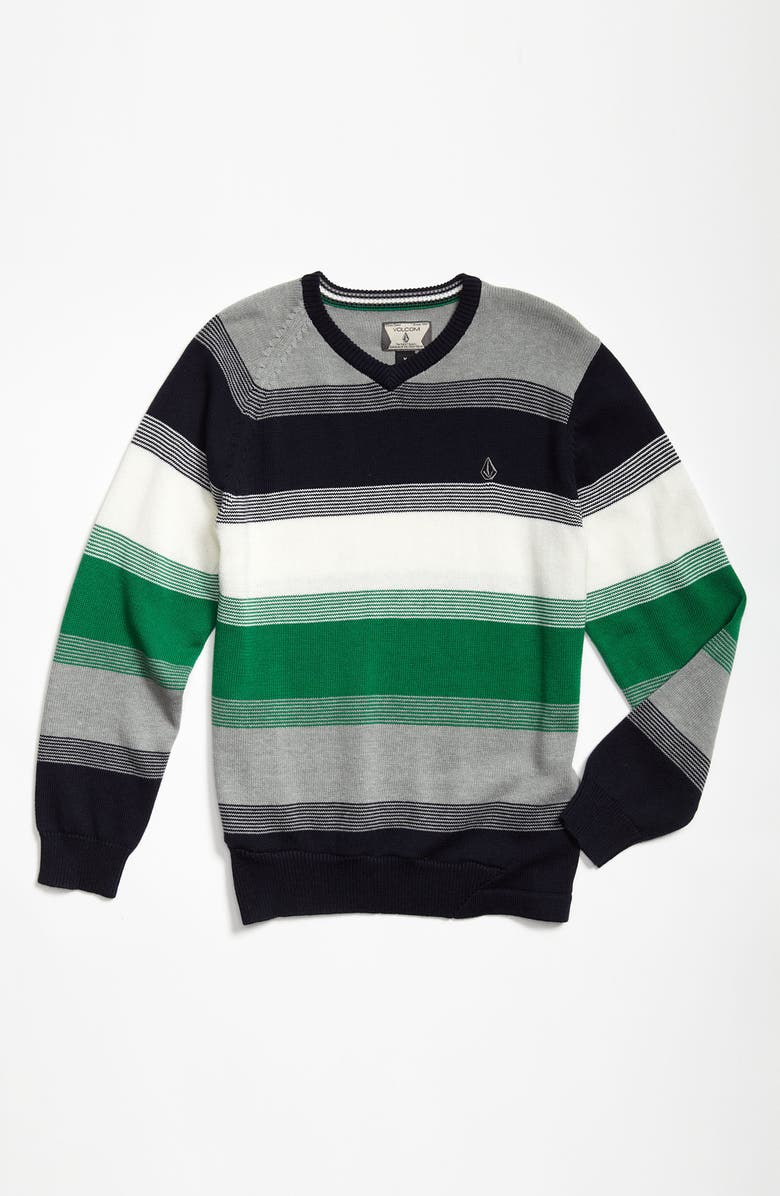 Volcom Stripe V-Neck Sweater (Little Boys) | Nordstrom